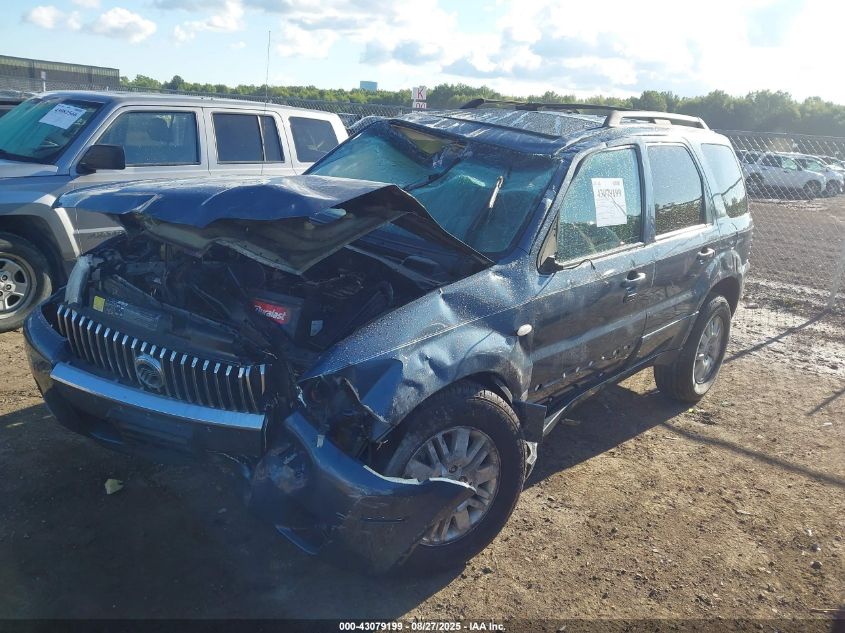 2005 Mercury Mariner Luxury/Premier VIN: 4M2CU57155DJ20626 Lot: 43079199