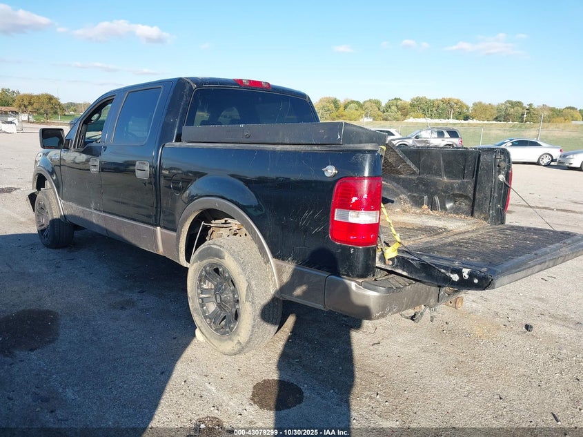 2006 Ford F-150 Fx4/Lariat/Xlt black truck gasoline 1FTPW14566KD07727 photo #4