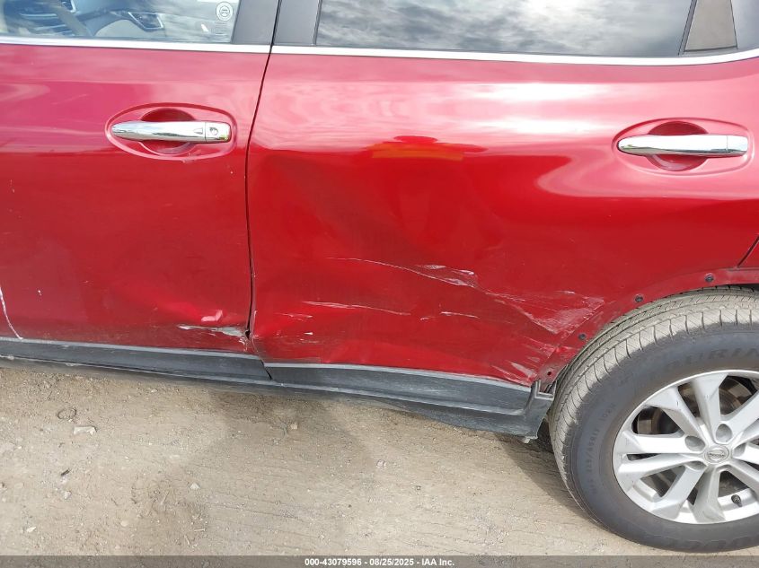 2015 Nissan Rogue Sv VIN: KNMAT2MT4FP537529 Lot: 43079596