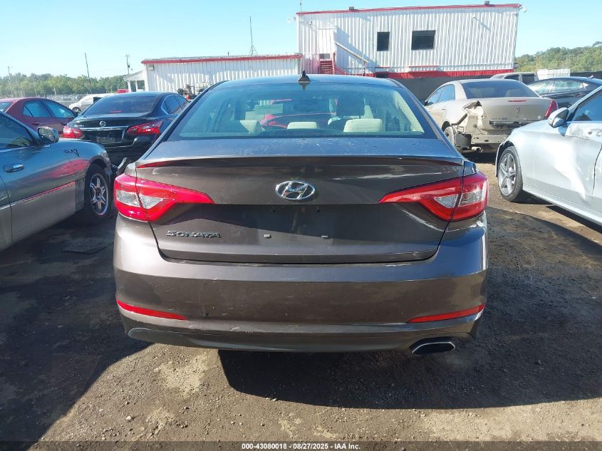 2016 Hyundai Sonata Se VIN: 5NPE24AF4GH316623 Lot: 43080018