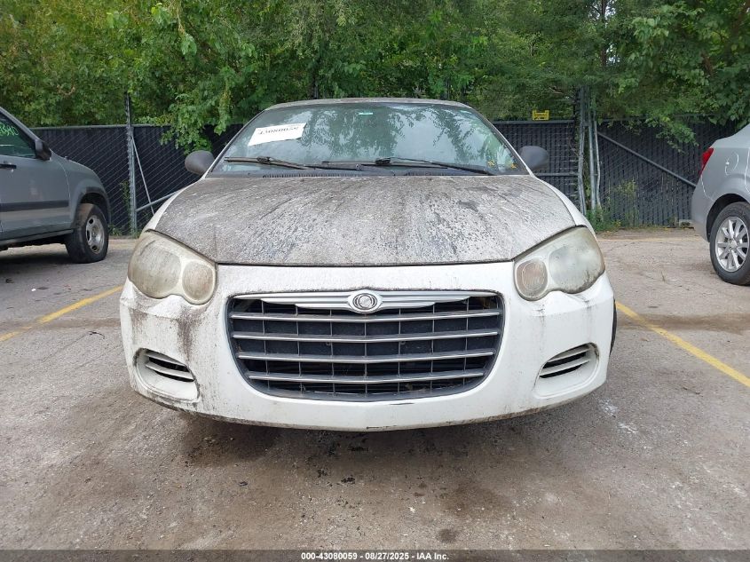 2003 Chrysler Sebring Lx VIN: 1C3EL46X43N109686 Lot: 43080059