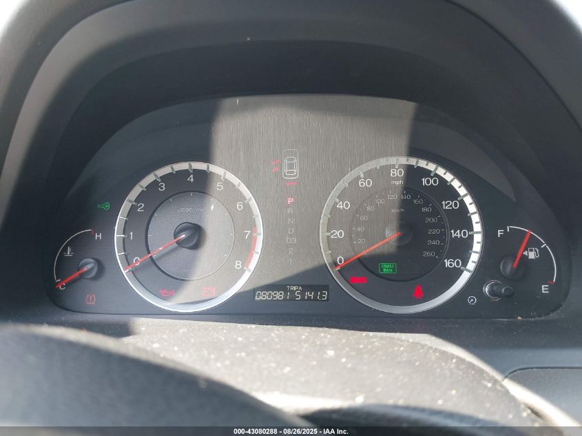 2009 Honda Accord 2.4 Lx VIN: 1HGCP26369A178798 Lot: 43080288