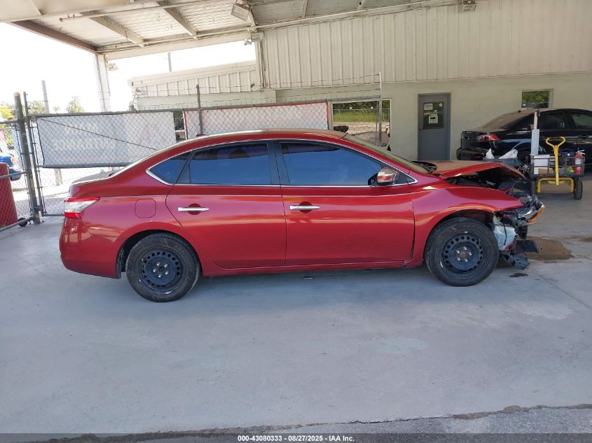2015 Nissan Sentra Fe+ S/S/Sl/Sr/Sv VIN: 3N1AB7APXFY215079 Lot: 43080333