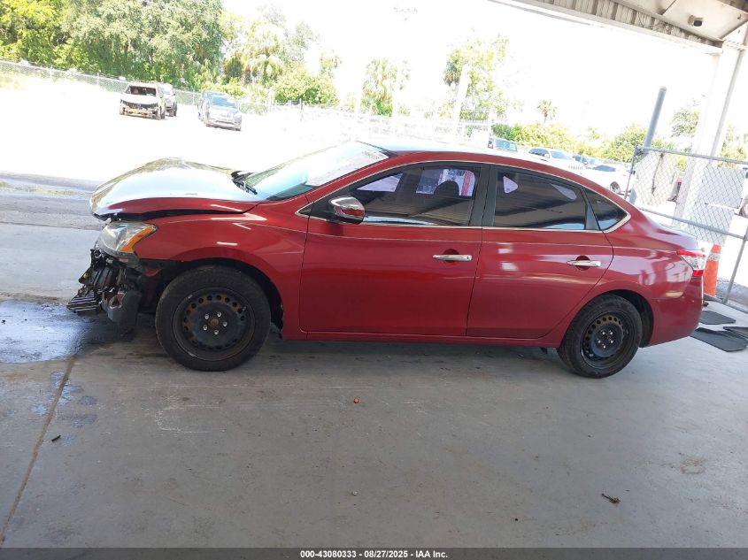 2015 Nissan Sentra Fe+ S/S/Sl/Sr/Sv VIN: 3N1AB7APXFY215079 Lot: 43080333