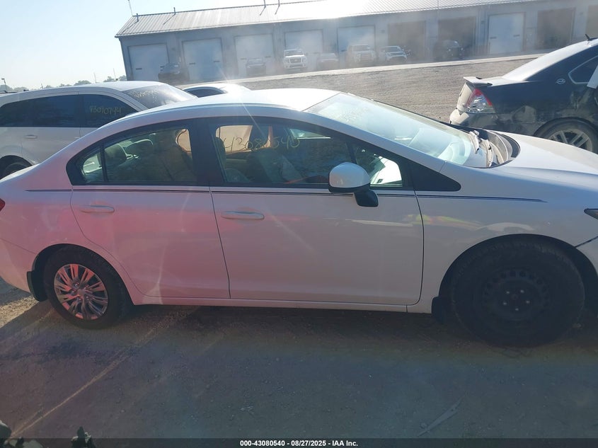 2012 Honda Civic Lx VIN: 2HGFB2F56CH316989 Lot: 43080540