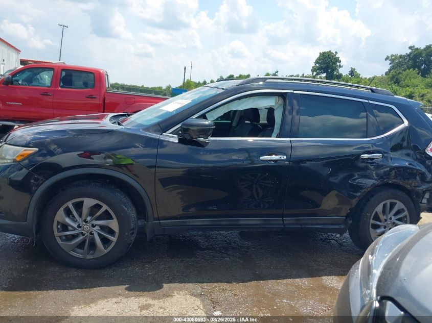 2016 Nissan Rogue S/Sl/Sv VIN: 5N1AT2MV1GC734373 Lot: 43080693