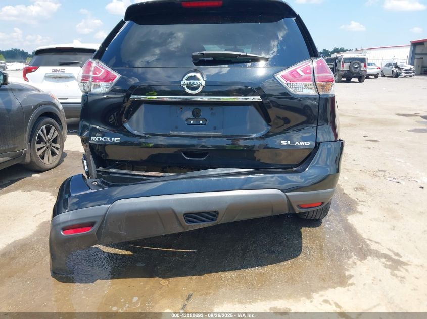 2016 Nissan Rogue S/Sl/Sv VIN: 5N1AT2MV1GC734373 Lot: 43080693