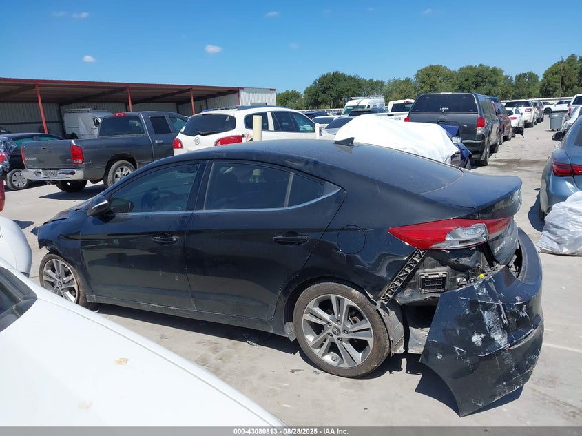 2018 HYUNDAI ELANTRA LIMITED - KMHD84LF7JU570973