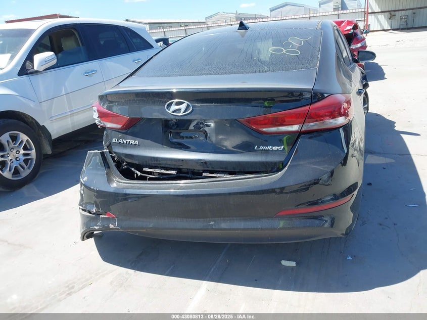 2018 HYUNDAI ELANTRA LIMITED - KMHD84LF7JU570973