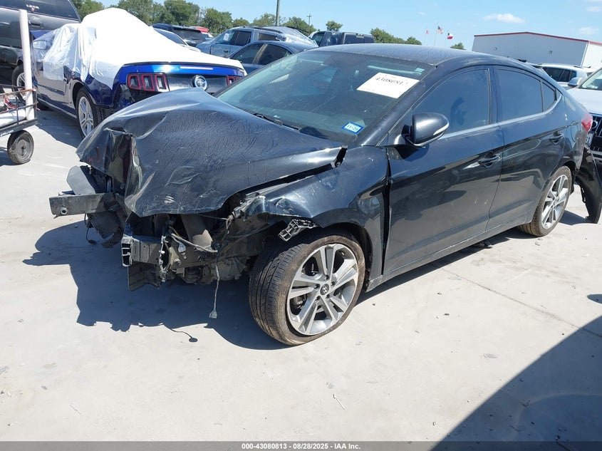 2018 HYUNDAI ELANTRA LIMITED - KMHD84LF7JU570973