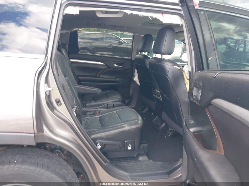 2016 Toyota Highlander Xle V6 VIN: 5TDJKRFH8GS280919 Lot: 43080882