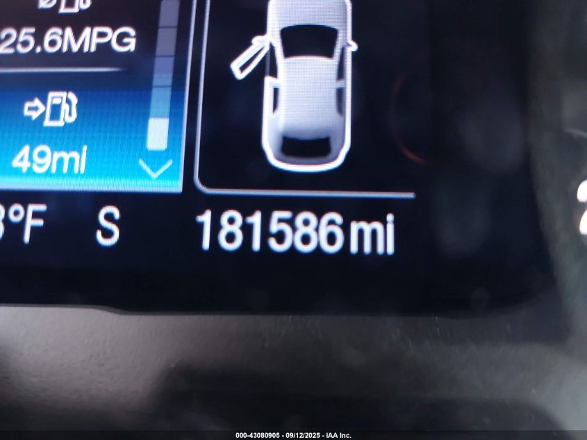 2013 Ford Fusion Se VIN: 3FA6P0HR9DR154792 Lot: 43080905