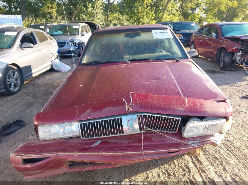 1994 Oldsmobile Cutlass Ciera S VIN: 1G3AG55M9R6416132 Lot: 43080992