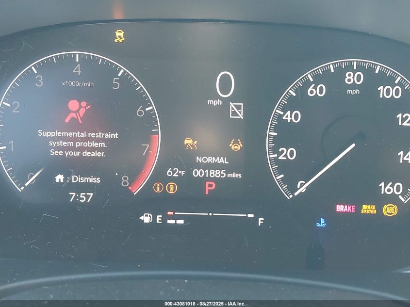 2025 Honda Civic Sport VIN: 19XFL2H81SE022719 Lot: 43081018