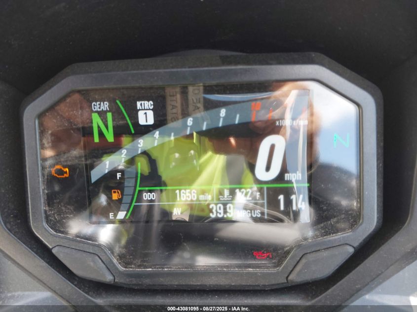 2025 Kawasaki Ex650 R VIN: ML5EXER17SDAF4099 Lot: 43081095