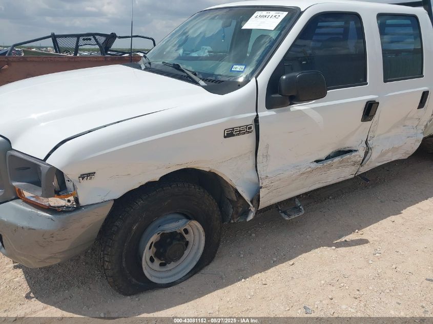 2000 Ford F-250 Lariat/Xl/Xlt VIN: 1FTNW20L5YEC41612 Lot: 43081152