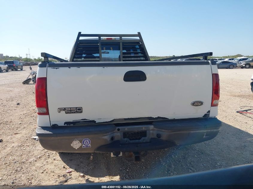 2000 Ford F-250 Lariat/Xl/Xlt VIN: 1FTNW20L5YEC41612 Lot: 43081152