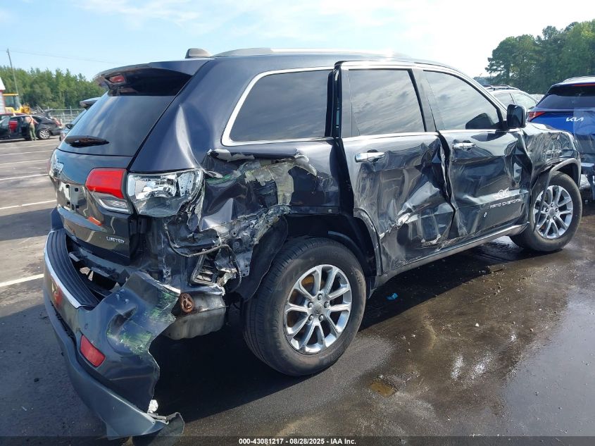 2015 Jeep Grand Cherokee Limited VIN: 1C4RJFBG9FC116807 Lot: 43081217