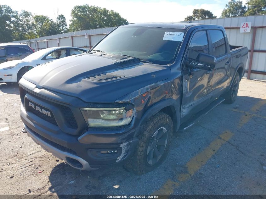 2020 Ram 1500 Rebel 4X4 5'7 Box VIN: 1C6SRFLT8LN229838 Lot: 43081425
