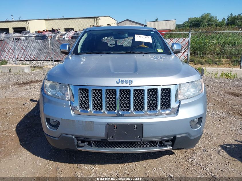 2013 Jeep Grand Cherokee Overland VIN: 1C4RJFCT8DC528371 Lot: 43081467