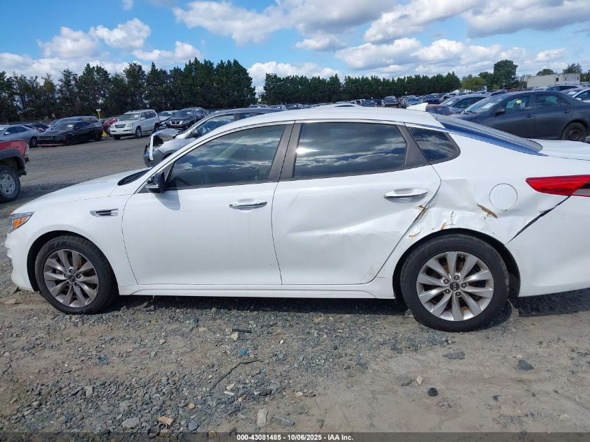 2018 Kia Optima Lx VIN: 5XXGT4L33JG270343 Lot: 43081485