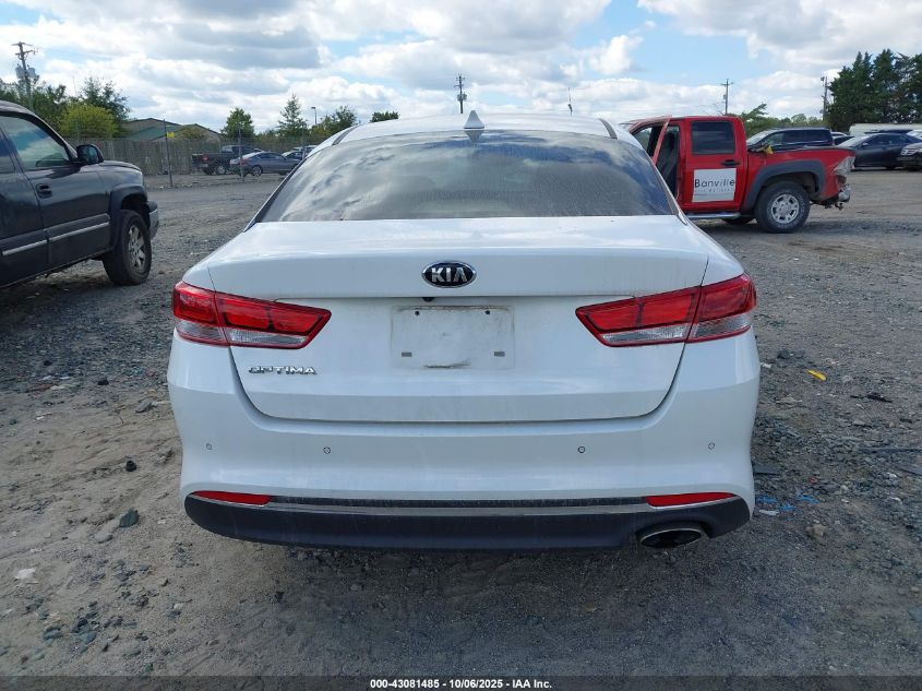 2018 Kia Optima Lx VIN: 5XXGT4L33JG270343 Lot: 43081485