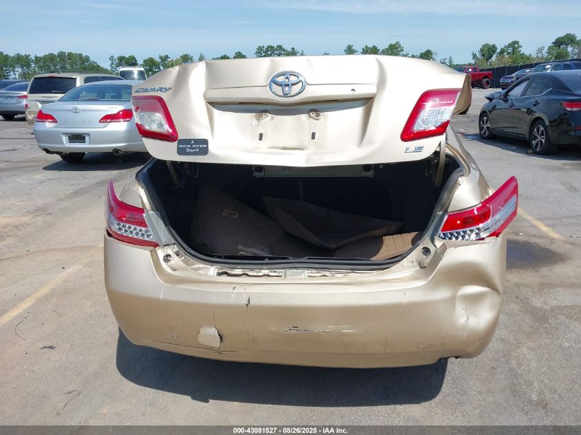 2011 Toyota Camry Le VIN: 4T1BF3EK1BU229698 Lot: 43081527