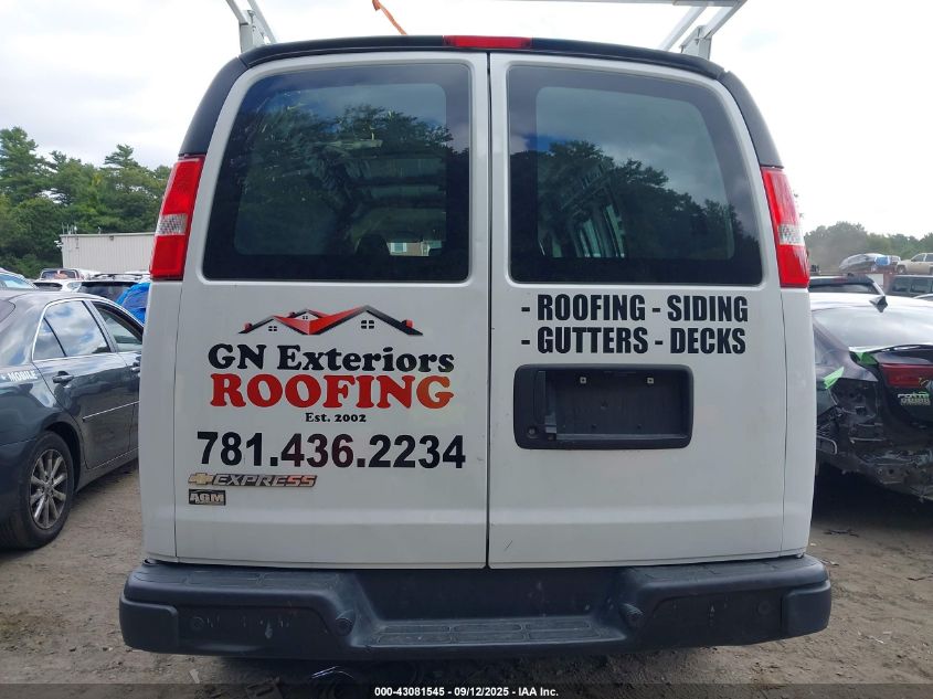 2021 Chevrolet Express Cargo Rwd 2500 Regular Wheelbase Wt VIN: 1GCWGAFP6M1227158 Lot: 43081545