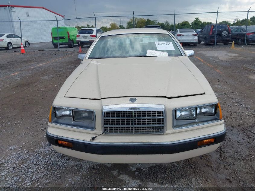 1986 Mercury Cougar VIN: 1MEBP9235GH700090 Lot: 43081617