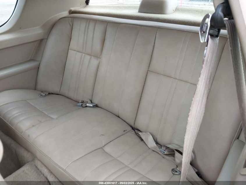 1986 Mercury Cougar VIN: 1MEBP9235GH700090 Lot: 43081617