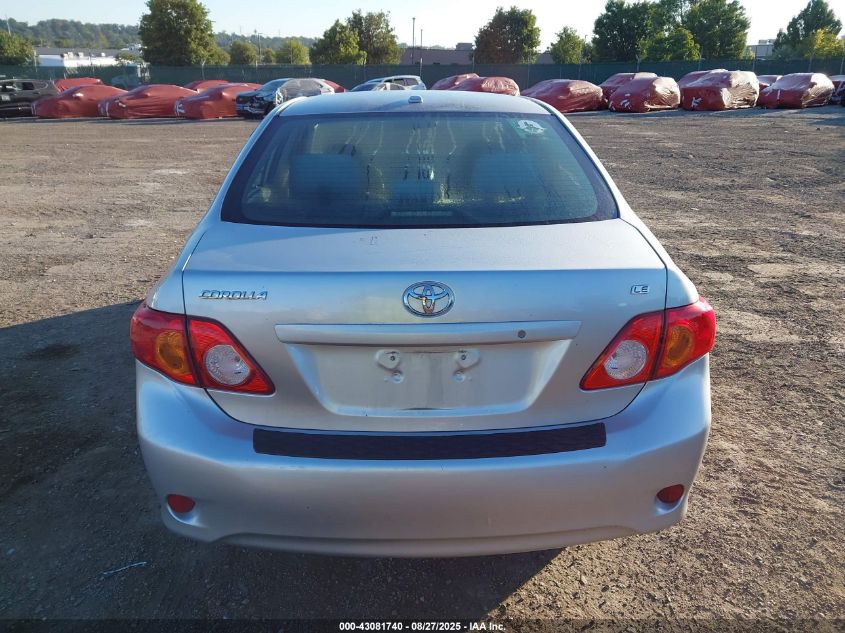 2009 Toyota Corolla Le VIN: 1NXBU40E39Z156261 Lot: 43081740