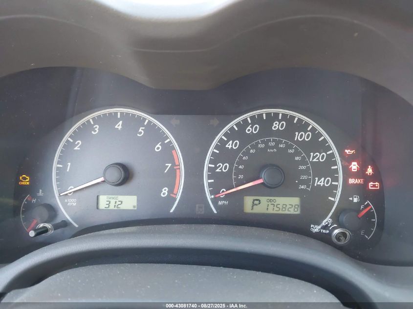 2009 Toyota Corolla Le VIN: 1NXBU40E39Z156261 Lot: 43081740