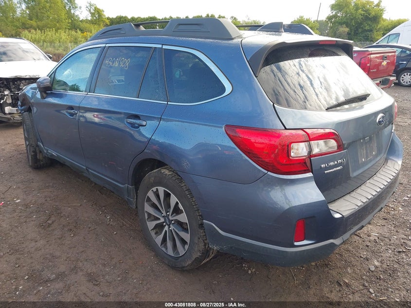 2017 SUBARU OUTBACK 2.5I LIMITED - 4S4BSAKC7H3242127
