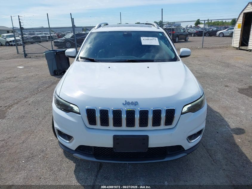 2019 Jeep Cherokee Limited 4X4 VIN: 1C4PJMDN2KD117342 Lot: 43081872