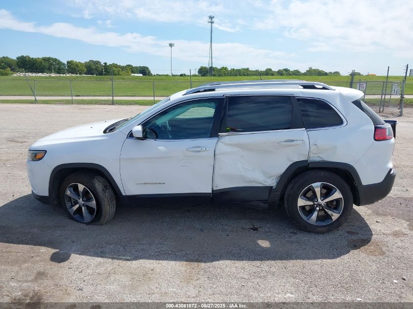 2019 Jeep Cherokee Limited 4X4 VIN: 1C4PJMDN2KD117342 Lot: 43081872