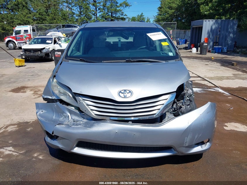2015 TOYOTA SIENNA LE 8 PASSENGER 5TDKK3DC6FS684681