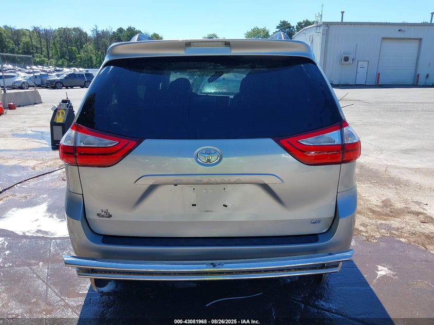 2015 TOYOTA SIENNA LE 8 PASSENGER 5TDKK3DC6FS684681