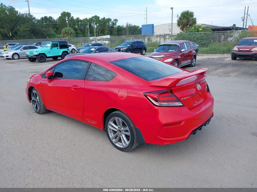 2015 Honda Civic Si red coupe gasoline 2HGFG4A57FH700031 photo #4