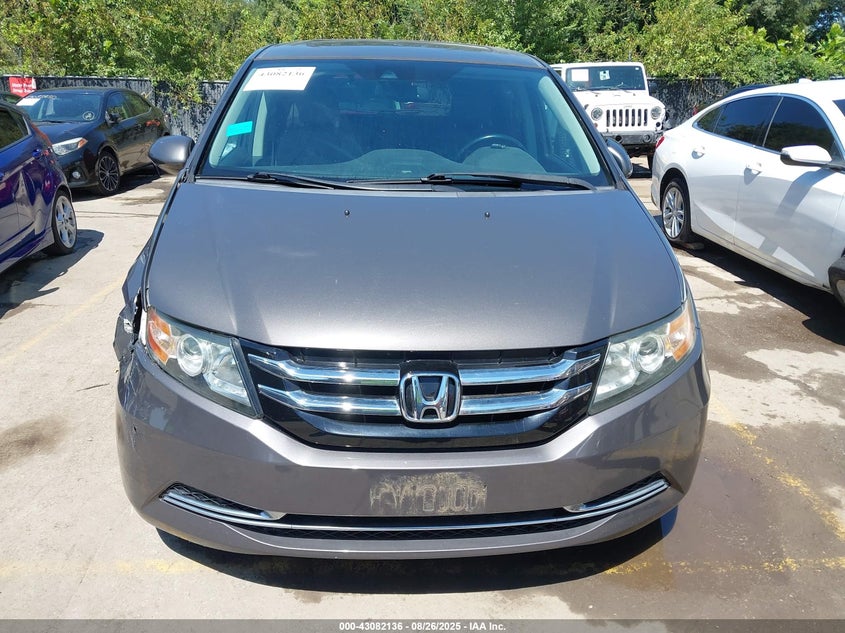 2014 Honda Odyssey Ex-L VIN: 5FNRL5H62EB110383 Lot: 43082136