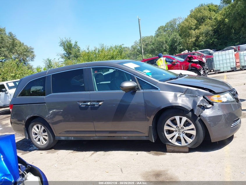 2014 Honda Odyssey Ex-L VIN: 5FNRL5H62EB110383 Lot: 43082136