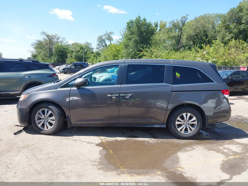 2014 Honda Odyssey Ex-L VIN: 5FNRL5H62EB110383 Lot: 43082136
