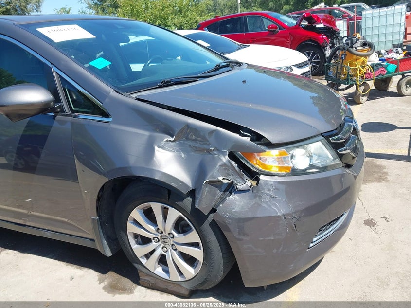 2014 Honda Odyssey Ex-L VIN: 5FNRL5H62EB110383 Lot: 43082136
