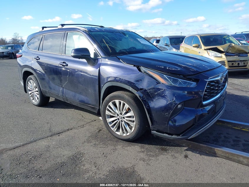 Vin: 5tdkdrbhxss577381, lot: 43576390, toyota highlander platinum 20251