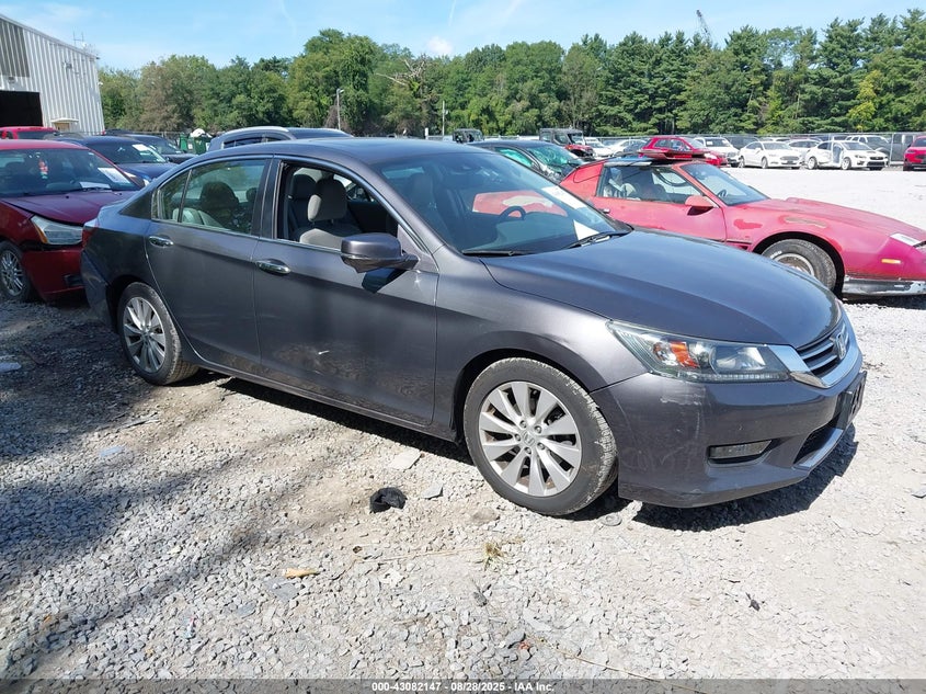 1HGCR2F87EA123521 2014 Honda Accord Ex-L auction photo 1