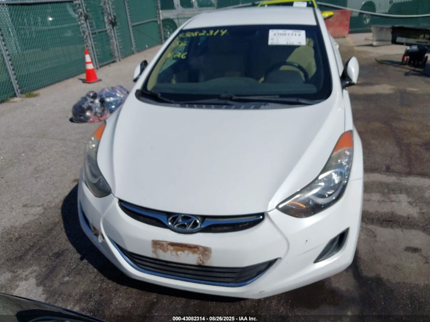 2012 Hyundai Elantra Gls VIN: 5NPDH4AE2CH071963 Lot: 43082314