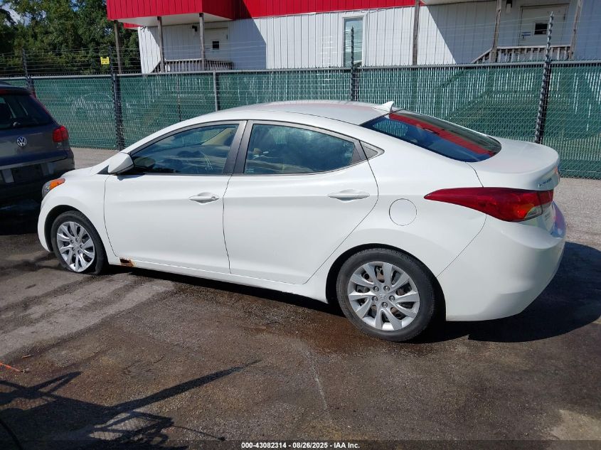 2012 Hyundai Elantra Gls VIN: 5NPDH4AE2CH071963 Lot: 43082314