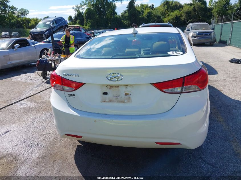 2012 Hyundai Elantra Gls VIN: 5NPDH4AE2CH071963 Lot: 43082314