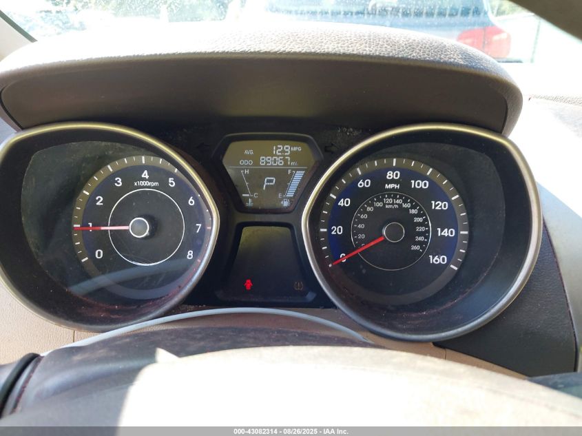 2012 Hyundai Elantra Gls VIN: 5NPDH4AE2CH071963 Lot: 43082314