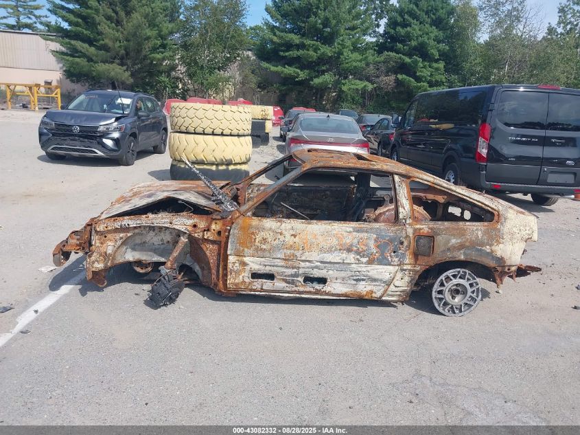 1986 Honda Civic 1500 Crx Si VIN: JHMAF5332GS024691 Lot: 43082332