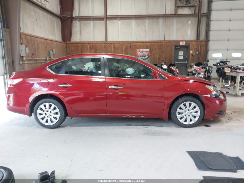 2015 Nissan Sentra Sv VIN: 3N1AB7AP2FY348998 Lot: 43082591